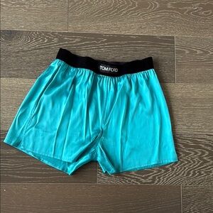 Tom Ford Teal Boxer Shorts XS